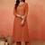 Women Regular Mirror Work Kurta with Trousers