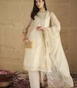 Women Ethnic Motifs Printed Kurta with Trousers & Dupatta