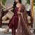 Women Ethnic Motifs Regular Kurta with Trousers & With Dupatta