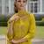 Floral Embroidered Thread Work Straight Kurta With Trousers And Dupatta