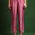 Floral Embroidered Round Neck A-Line Kurta With Trousers And Dupatta