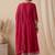 Women Ethnic Motifs Embroidered Empire Thread Work Kurta with Trousers & With Dupatta