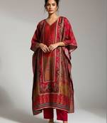 Women Ethnic Motifs Printed Regular Kurta with Trousers