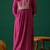 Leheriya Printed Zari Kurta With Trouser & Dupatta