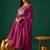 Leheriya Printed Zari Kurta With Trouser & Dupatta