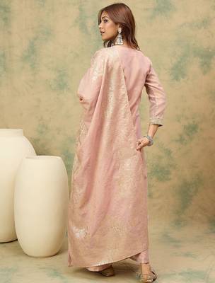 Women Ethnic Motifs Yoke Design Top with Palazzo & Dupatta 5
