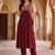 Women Ethnic Motifs Embroidered Empire Thread Work Kurta with Trousers