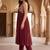 Women Ethnic Motifs Embroidered Empire Thread Work Kurta with Trousers