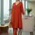 Women Empire Silk Crepe Kurti with Trousers