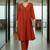 Women Empire Silk Crepe Kurti with Trousers
