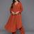 Women Empire Gathered Detail A Line Kurta With Trouser