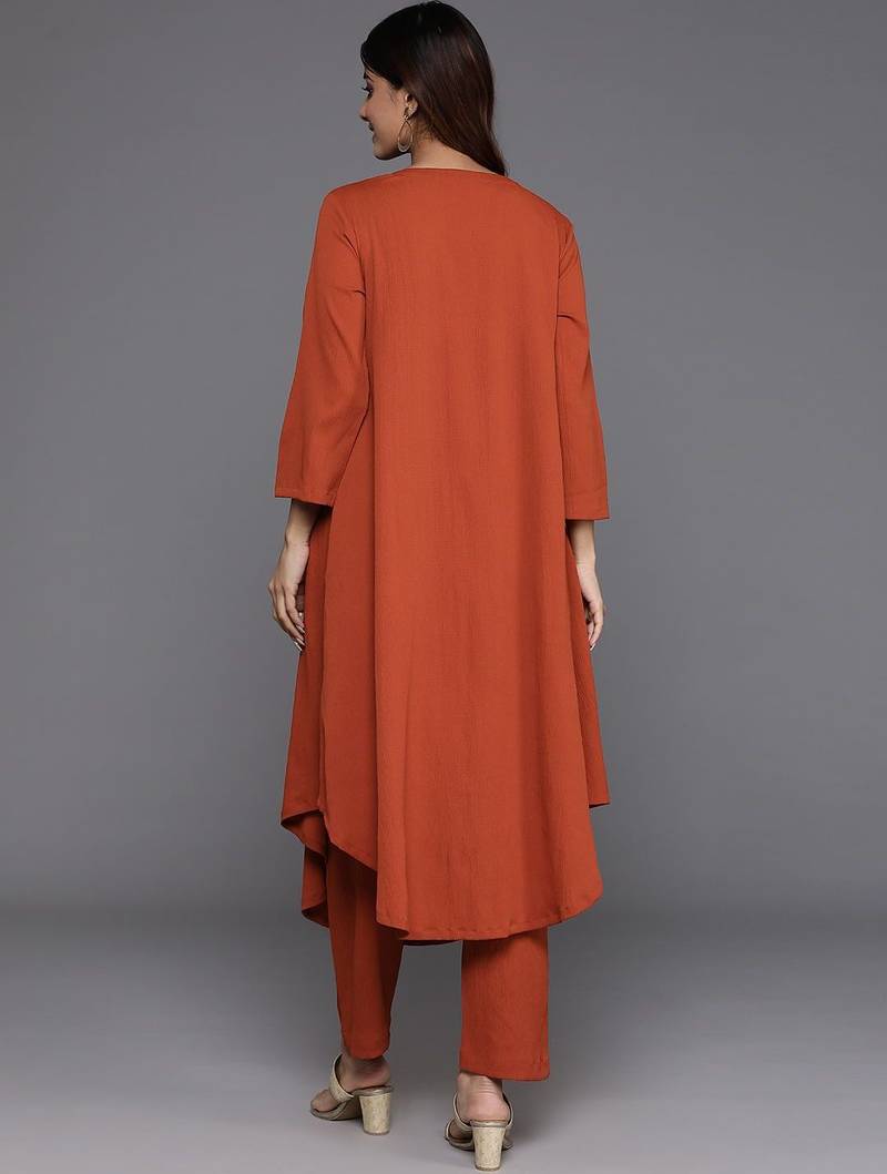 Women Empire Gathered Detail A Line Kurta With Trouser