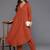 Women Empire Gathered Detail A Line Kurta With Trouser