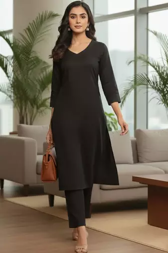 Women Ethnic Motifs Regular Kurta with Trousers & With Dupatta