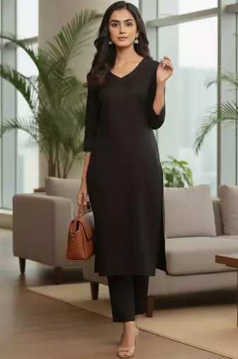 Women Ethnic Motifs Regular Kurta with Trousers & With Dupatta