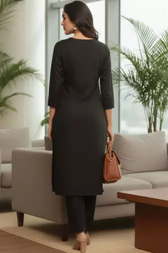 Women Ethnic Motifs Regular Kurta with Trousers & With Dupatta