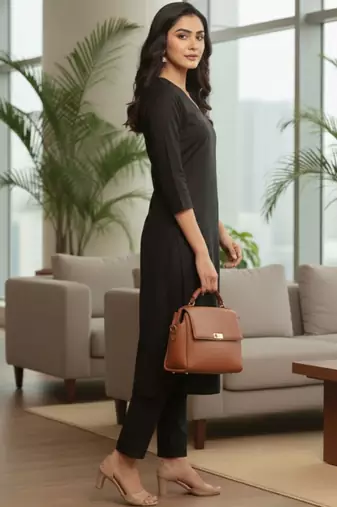 Women Ethnic Motifs Regular Kurta with Trousers & With Dupatta