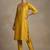 Women Regular Thread Work Kurta with Trousers & With Dupatta