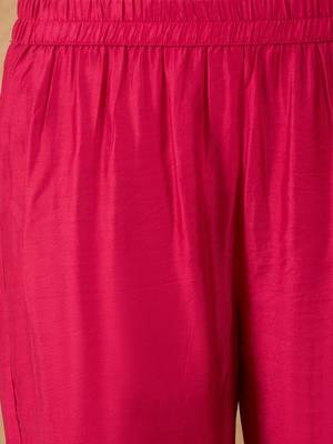 Women Spaghetti Strap Floral Kurta with Trousers & Dupatta 5