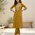 Women Ethnic Motifs Embroidered Regular Thread Work Kurta with Trousers