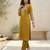 Women Ethnic Motifs Embroidered Regular Thread Work Kurta with Trousers