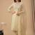Women Ethnic Motifs Embroidered Regular Sequinned Kurta with Palazzos & With Dupatta