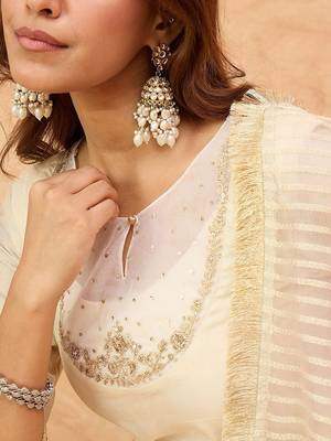 Women Ethnic Motifs Embroidered Regular Sequinned Kurta with Trousers & Dupatta 2