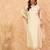 Women Regular Thread Work Kurta with Trousers & With Dupatta