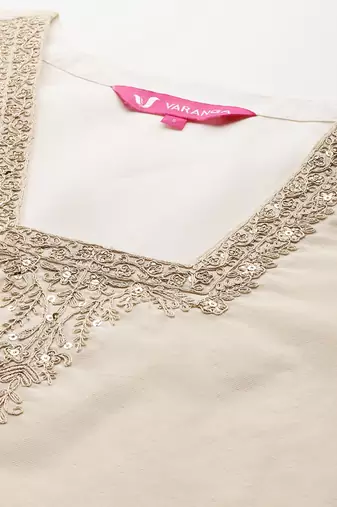 Ethnic Motifs Embroidered Kurta with Trousers & With Dupatta