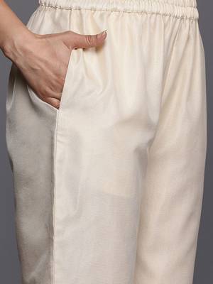 Ethnic Motifs Embroidered Kurta with Trousers & With Dupatta 3