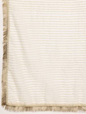 Ethnic Motifs Embroidered Kurta with Trousers & With Dupatta 4