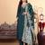 Ethnic Motifs Regular Thread Work  Silk Straight Kurta with Trousers & Dupatta