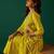 Women Leheriya Printed Empire Thread Work Kurta with Trousers & Dupatta
