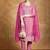 Floral Embroidered Regular Round Neck Straight Kurta With Trousers & Dupatta