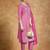 Floral Embroidered Regular Round Neck Straight Kurta With Trousers & Dupatta