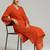 Women Regular Silk Crepe Kurta with Trousers