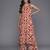 Ethnic Motifs Printed V-Neck Sleeveless  Cotton Straight Kurta With Palazzo