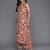 Ethnic Motifs Printed V-Neck Sleeveless  Cotton Straight Kurta With Palazzo