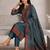 Women Ethnic Motifs Printed Regular Chanderi Silk Kurta with Trousers & With Dupatta