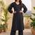 Women Printed Regular Silk Crepe Kurta with Trousers