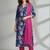 Women Floral Printed Regular Kurta with Trousers & With Dupatta
