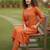 Women Ethnic Motifs Embroidered Regular Mirror Work Kurta with Trousers