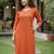 Women Ethnic Motifs Embroidered Regular Mirror Work Kurta with Trousers
