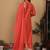 Rust Floral Embroidered Regular Sequinned Straight Kurta With Trouser With Dupatta