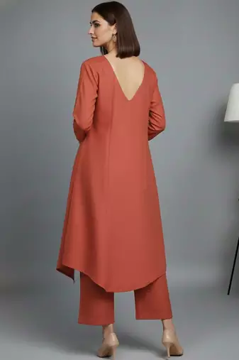 Women Ethnic Motifs Regular Kurta with Trousers & With Dupatta