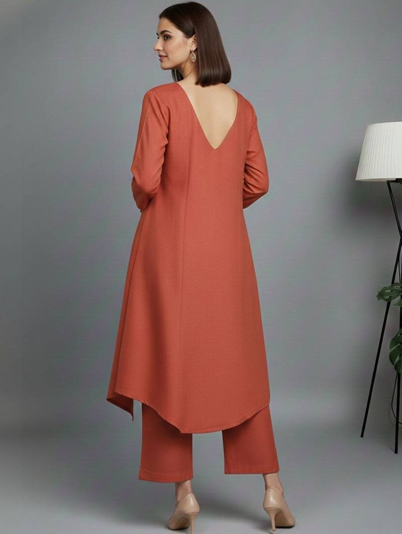 Women Ethnic Motifs Regular Kurta with Trousers & With Dupatta