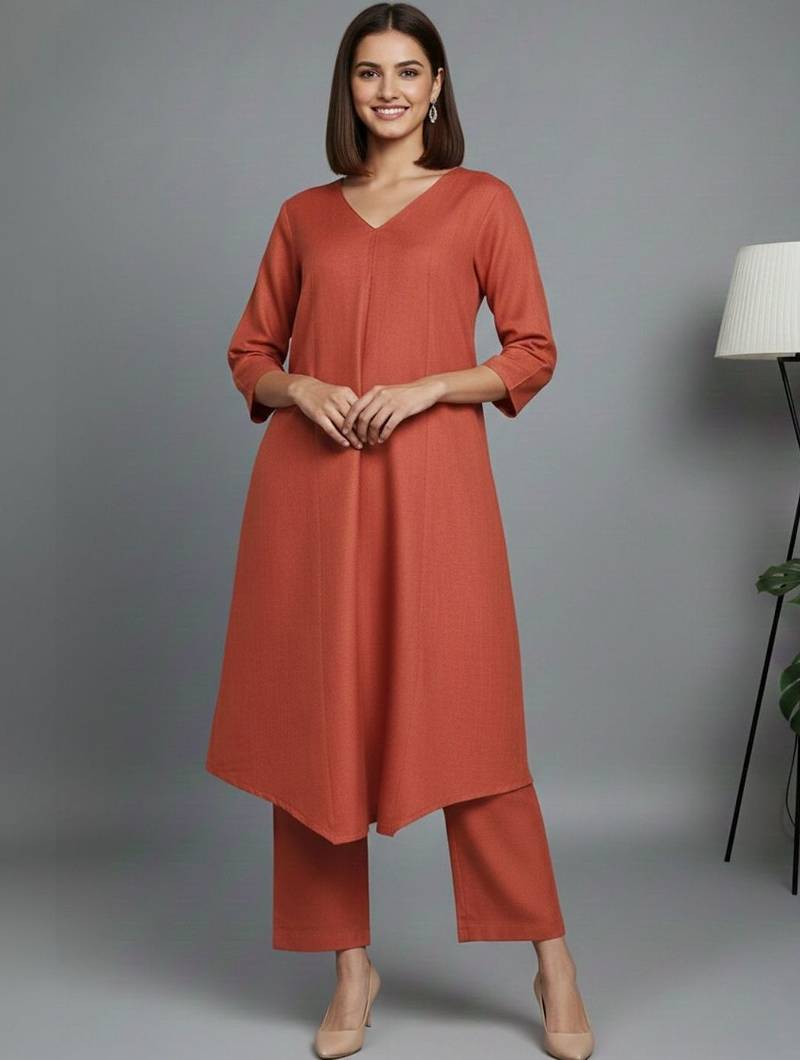 Women Ethnic Motifs Regular Kurta with Trousers & With Dupatta