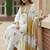 Women Ethnic Motifs Printed Empire Mirror Work  Cotton Kurta with Trousers & With Dupatta