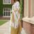 Women Ethnic Motifs Printed Empire Mirror Work  Cotton Kurta with Trousers & With Dupatta