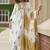 Women Ethnic Motifs Printed Empire Mirror Work  Cotton Kurta with Trousers & With Dupatta